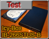 Test boîtier externe Icy-Box IB-266STUS-B