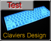 Test de 5 claviers design