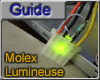 Fabrication de Molex lumineuse