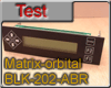 Test LCD Matrix-Orbital BLK202A-BR